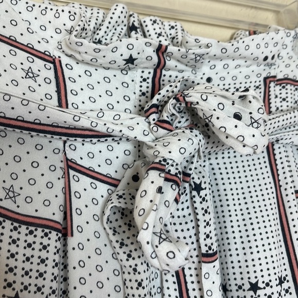 Free People Stairway To The Moon Goddess Paperbag Waist Wide Leg Rayon Pants XS - Picture 5 of 9